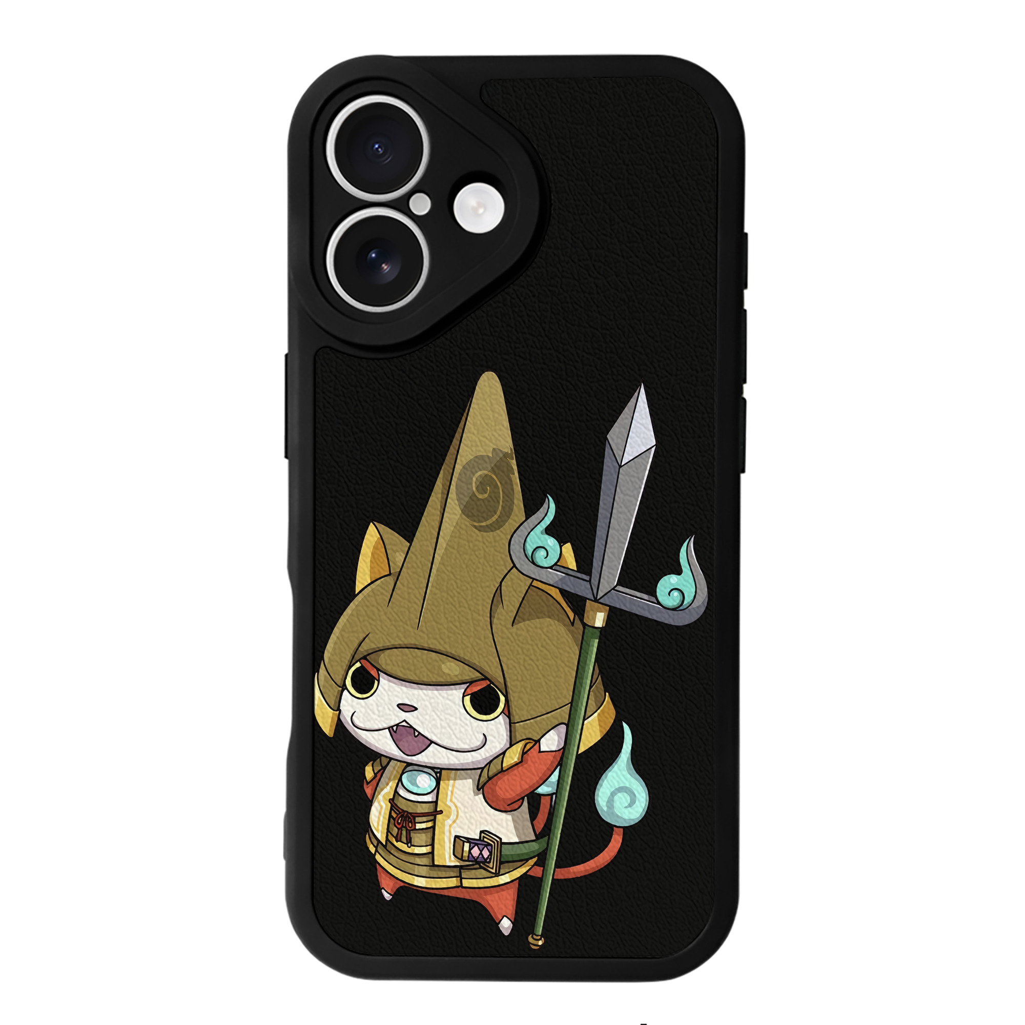 （画像用） 妖怪ウォッチ Yo-kai Watch 【iPhone 16シリーズ対応】シリコンスマホケース（レザー調） 材質：シリコン